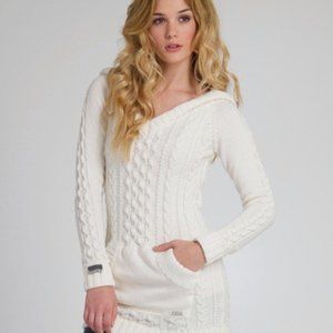 Cream knit SuperDry sweater